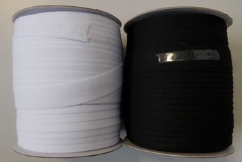 Schragband Baumwolle 20mm (100 m) Weiss